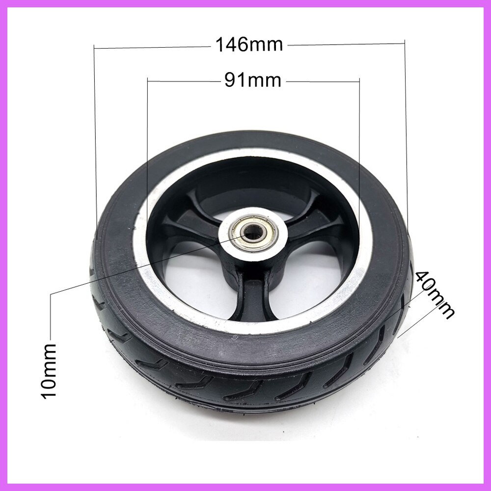 145x4.0 Solid Tyre for Fastwheel F0 Electric scooter WheelChair Wheel