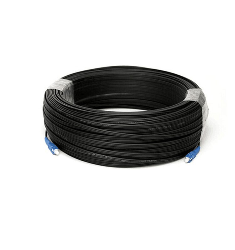 1Pcs 80m FTTH Fiber Optic Outdoor Cable Patch Cord SC/UPC-SU/UPC Sx Core Single Mode G657A1 Fiber Optic Jumper