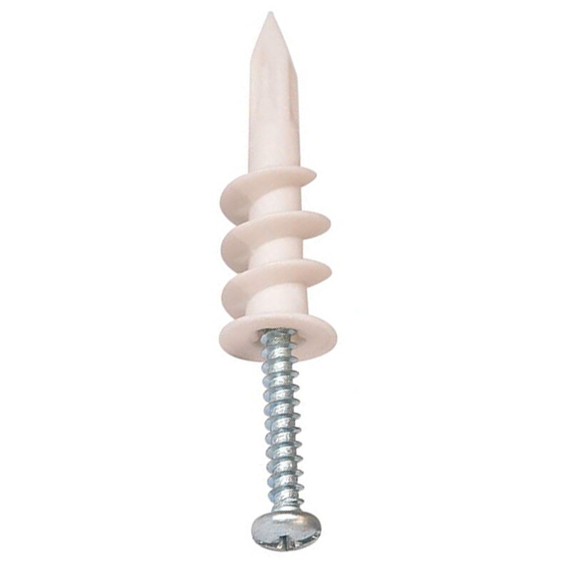 Plastic Self Drilling Drywall Anchors with Screws Kit, 65 Set Hollow Wall Anchors Set