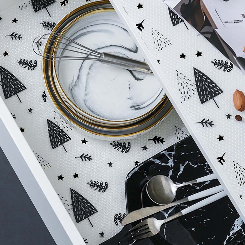 Herbruikbare lademat kastplankvoering contactpapier vochtbestendig waterdicht stofdicht antislip keukentafelplankmat