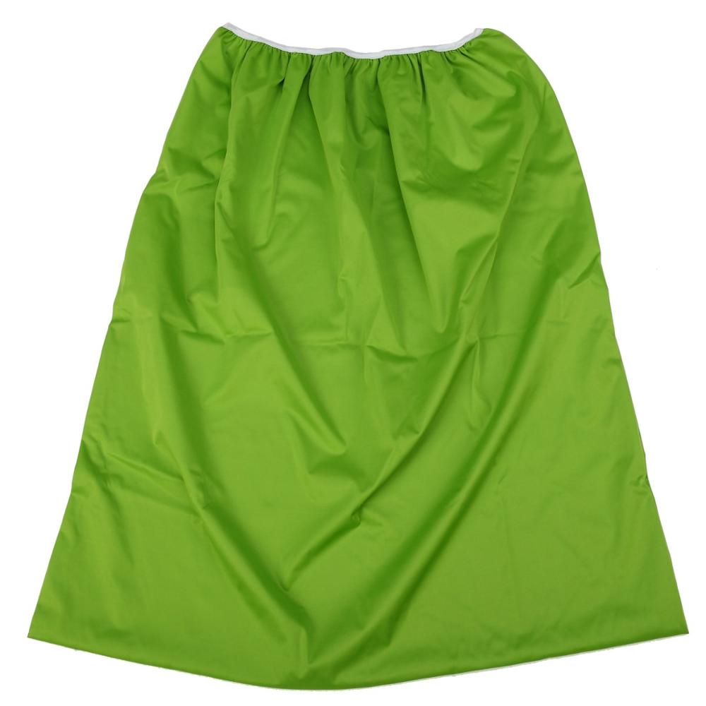 [Sigzagor]Pail Liner for Cloth Diaper Nappy Insert Large Wet Bag Elastic Washable Reusable 70cmx75cm: PLS1 green