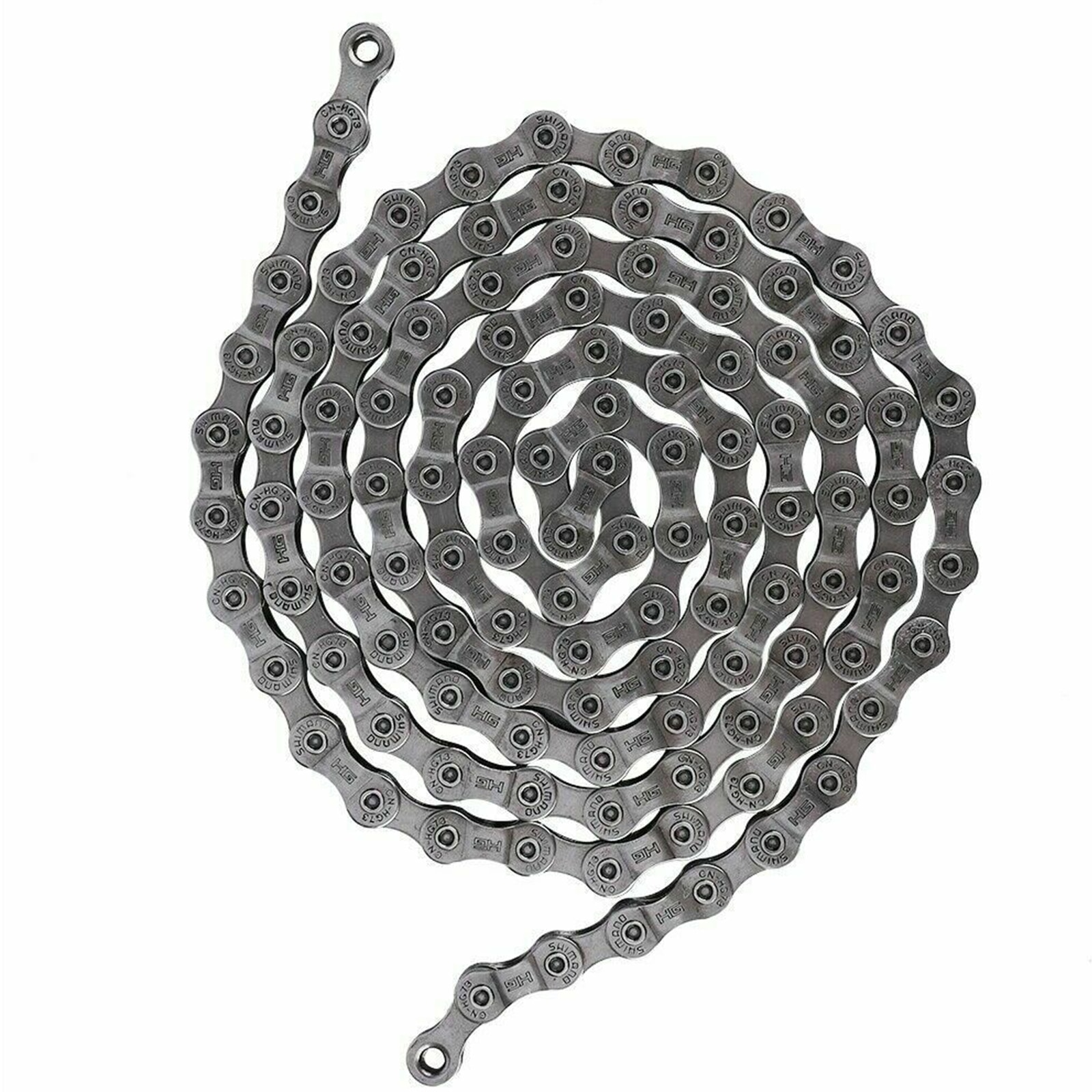 CN-HG73 Bike Kette Mountainbike Kette 9 Geschwindigkeit 116 Link Mit Magie Schnalle: silver