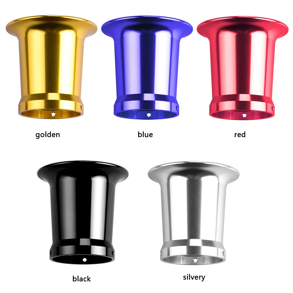 Air Filter Trumpet Velocity Stack Funnel Fit 50mm CNC Velocity Stack for PWK 21/24/26/28/30mm Carb Carburettor Intake Trumpet