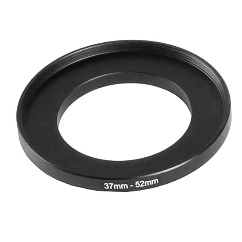 37Mm-52Mm 37-52 Mm 37 Te 52 Step Up Lens Ring Adapter Filter metal Black