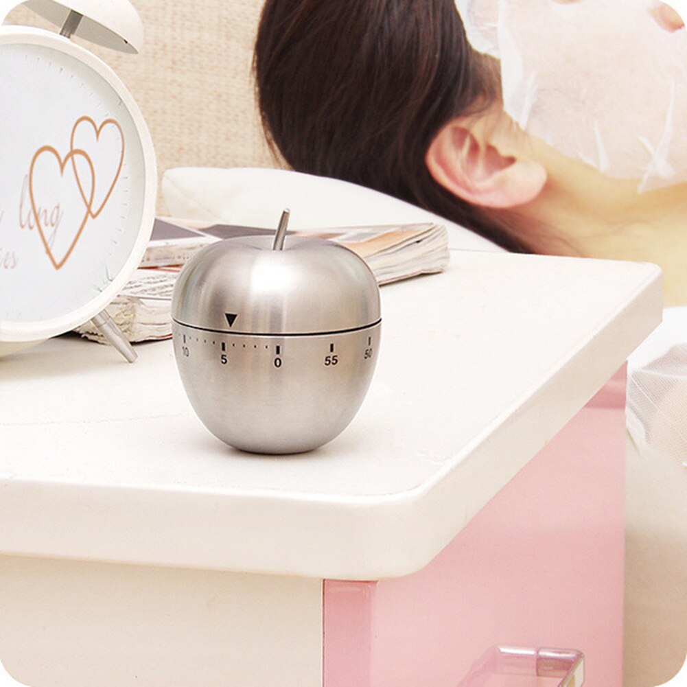 Kitchen Gadgets Stainless Steel Timer Household Manual Mechanical Alarm Clock Timer Baking Countdown Time Reminder Cooking Tools