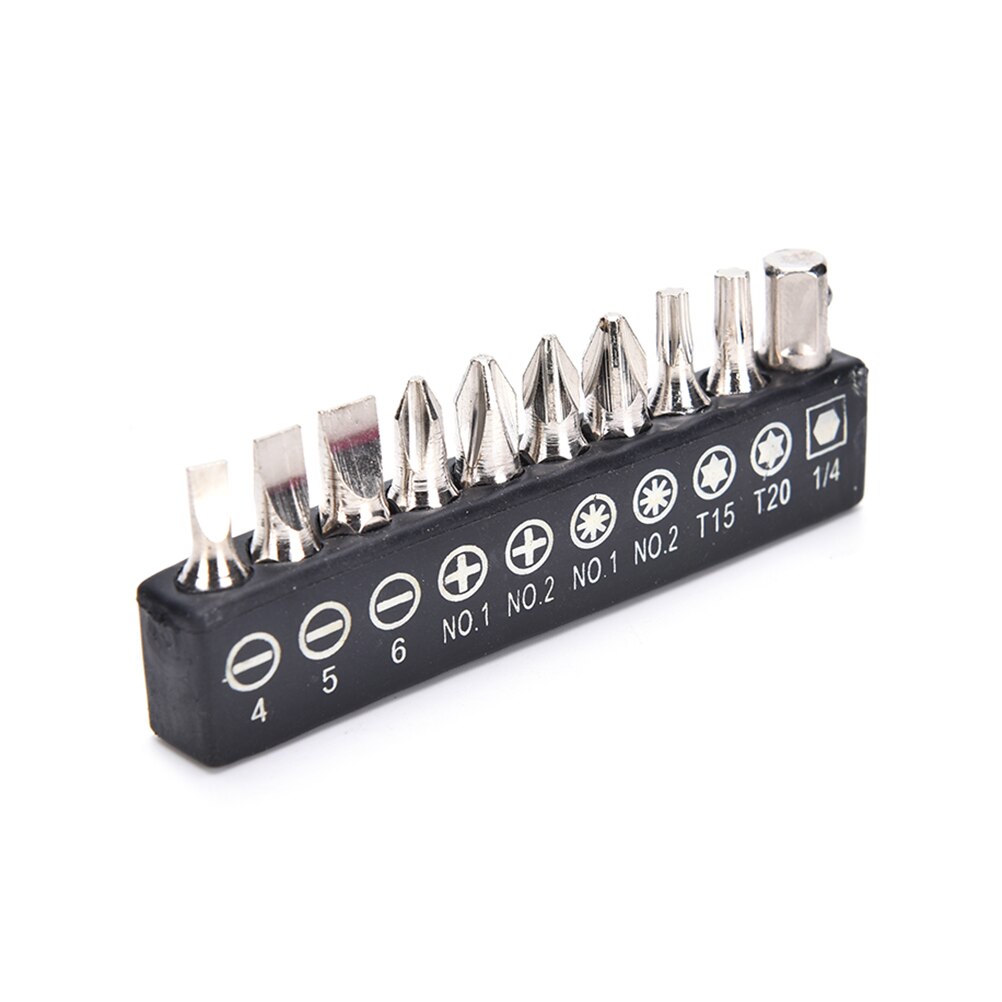 10pcs/Set Electric Alloy Steel Screwdriver Bits For Screwdriver Set Multifunctionl Versatile Screwdrivers