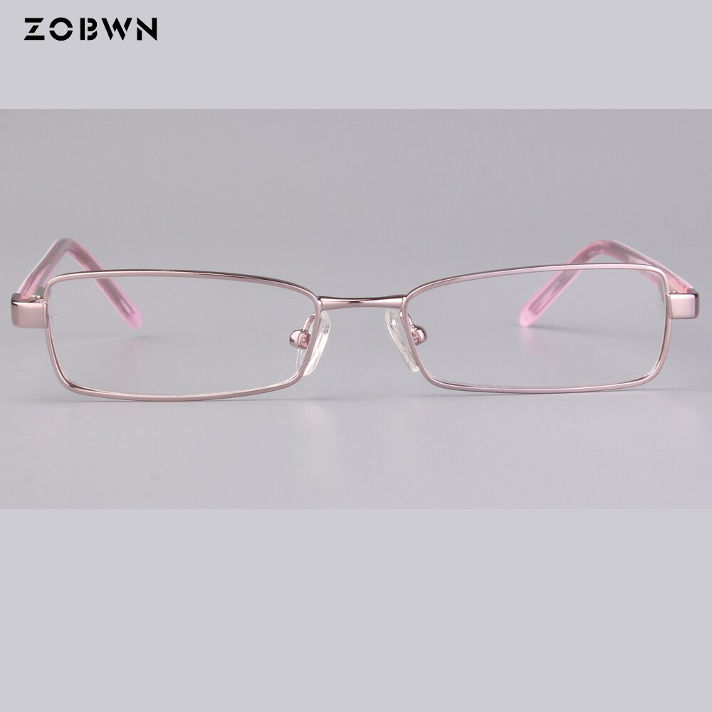 simple classic metal Eyeglasses Men Women glasses pink small size female Optical Frame Square Eyewear Oculos De Grau