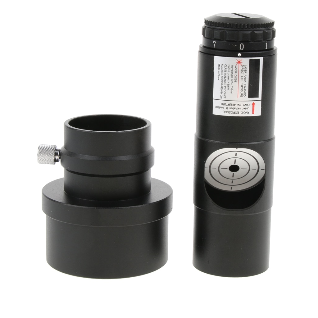 For Newtonian Reflector Telescope Collimation Eyepiece Lens Collimator 1.25inch/31.7mm 7 Bright Levels