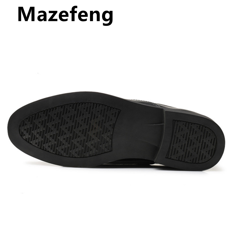 Kontorsko mænd klassiske kjoler sommersko mænd formelle kontor italienske loafers mænd kjole sko læder brun kjole