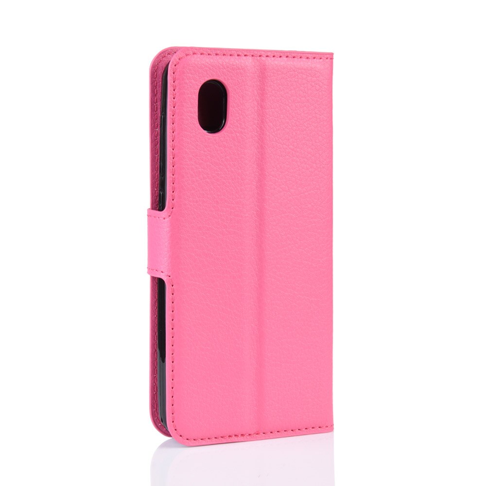 Tarjeta de funda de cartera titular del soporte teléfono casos para ZTE Blade L8/caso para ZTE L8 de cuero de la Pu caso Shell protector: Rose Jfc Lzw