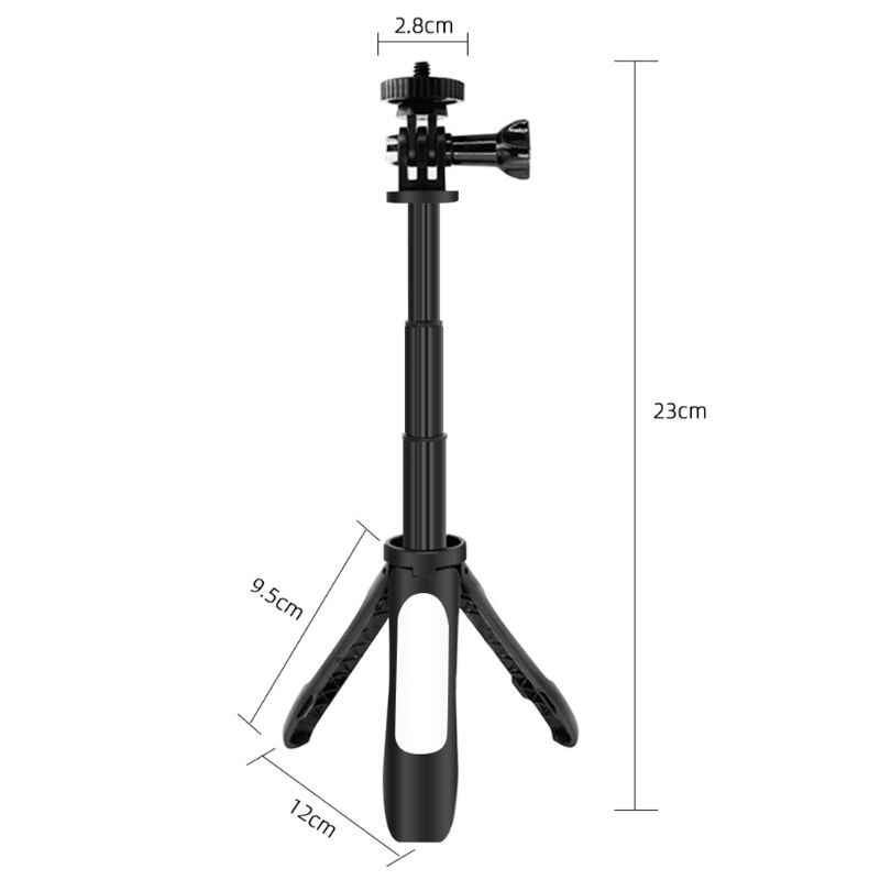 Mini tripé para dji osmo ação câmera de montagem handheld suporte estabilizador cardan e8ba