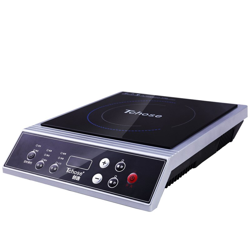 220V3500W Commercial Induction cooker fire boiler Waterproof Black Crystal Plate Stove High-power Cooktop Burner