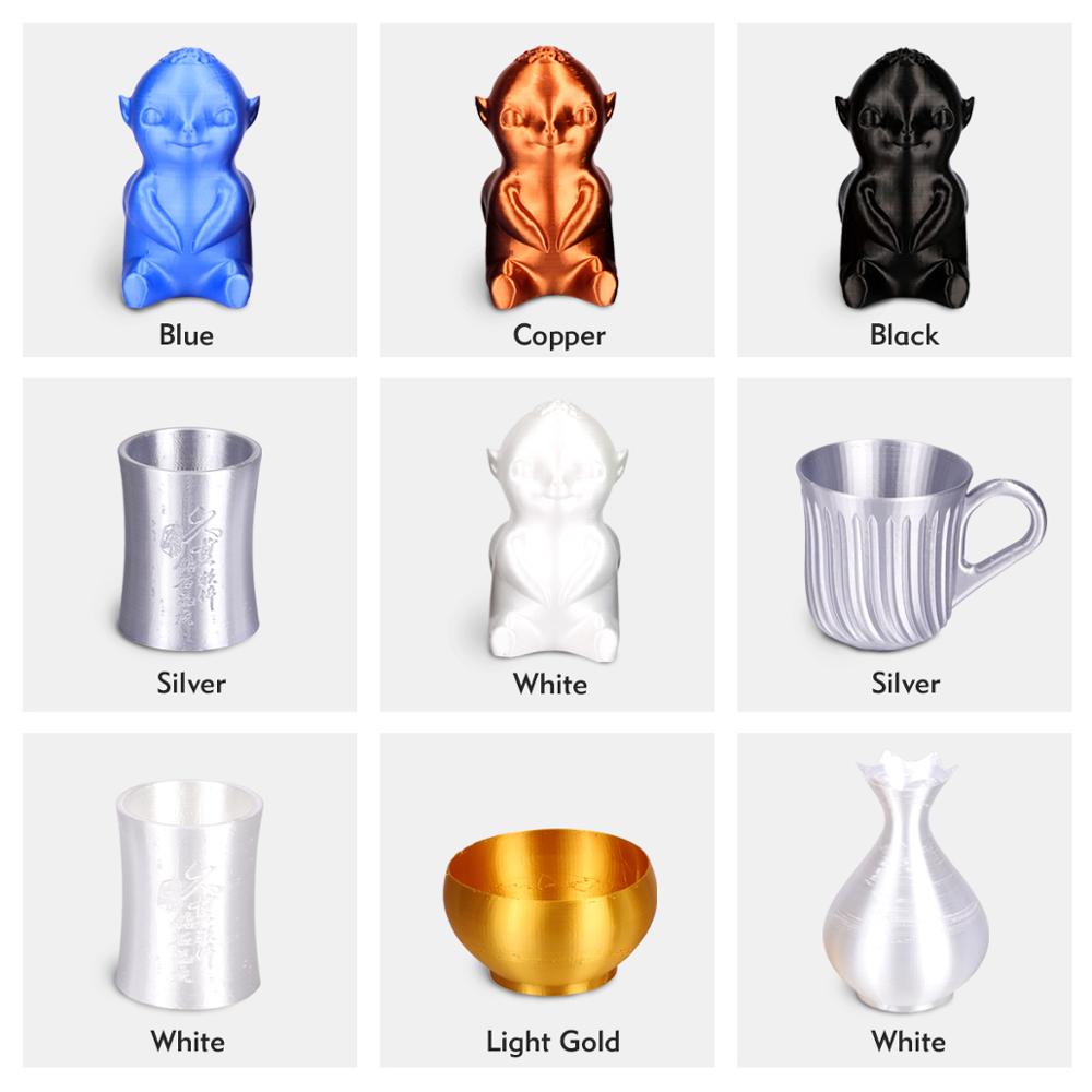 Sunlu 3D Afdrukken Zijde Pla Gloeidraad 1.75Mm 1Kg Filament Zijde Textuur Afdrukken Materiaal Plastic Refill Dimensie Nauwkeurigheid +/-0.02