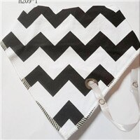 Baby freundlicher Baumwolle Karikatur Nette Bandana Lätzchen Fütterung Speichel Handtuch dribbeln Dreieck: Himmel Blau