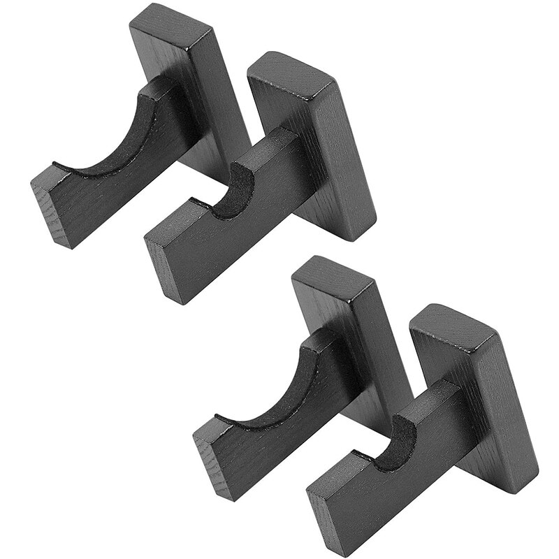 4 Pcs Honkbalknuppel Display Wall Mount, Beschermende Rack Beugels Hanger Honkbalknuppel Houder Case Voor Horizontale Display: Default Title