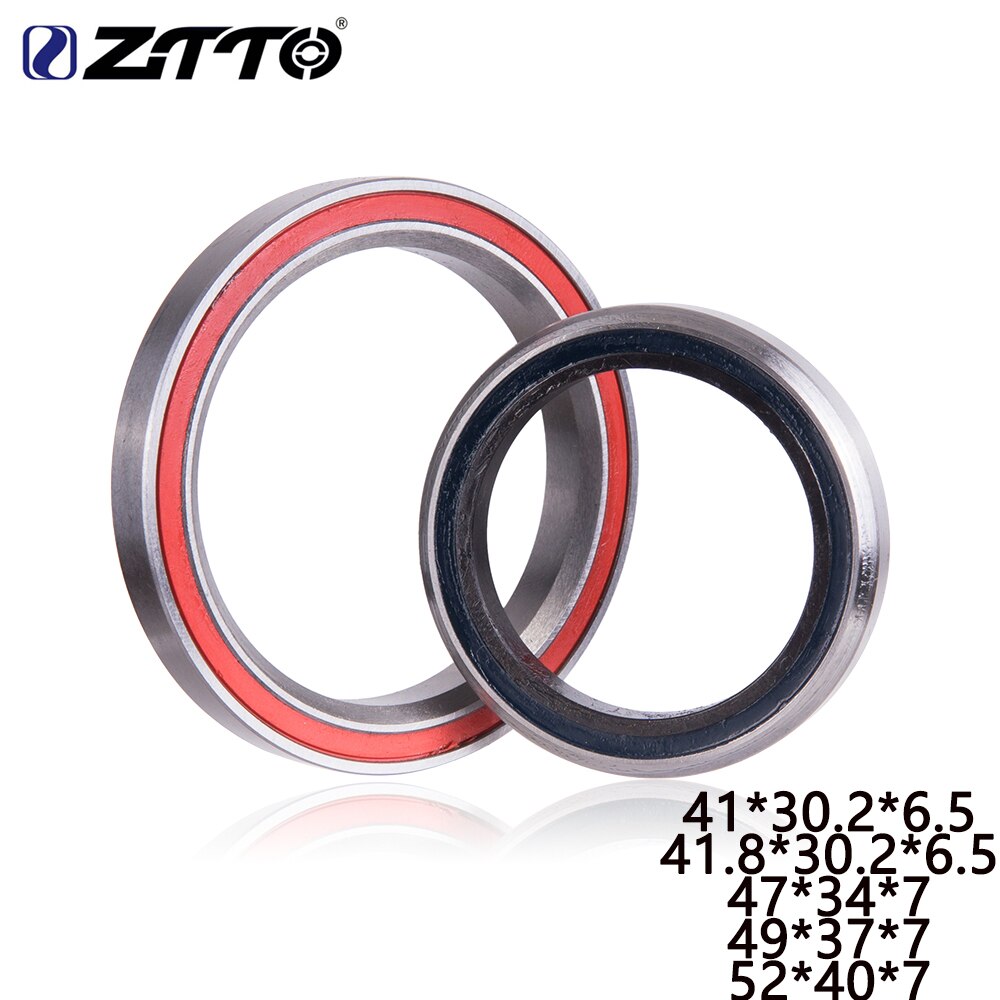 Ztto rolamento de fone de ouvido de bicicleta mtb, peças de reparo de rolamentos de direção de aço para 28.6mm 44mm 30mm 40mm mountain bike 41 41.8 47 49 52mm
