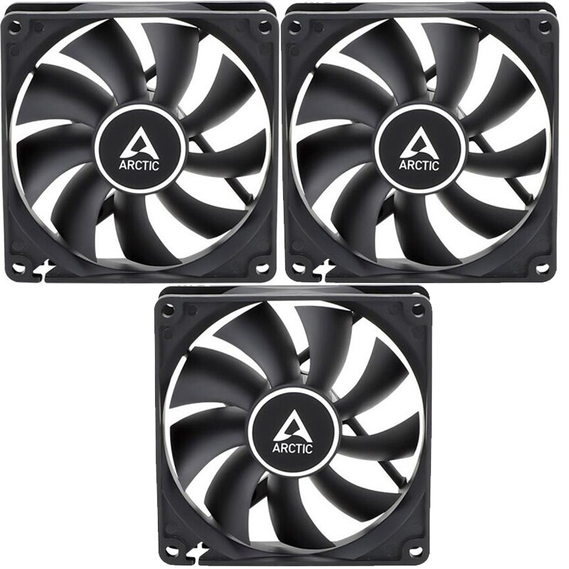 ARCTIC – radiateur CPU F9 PWM REV.2, ventilateur 9cm, 4 broches PMW, réglage de la température, refroidisseur maître 90mm: 3PCS