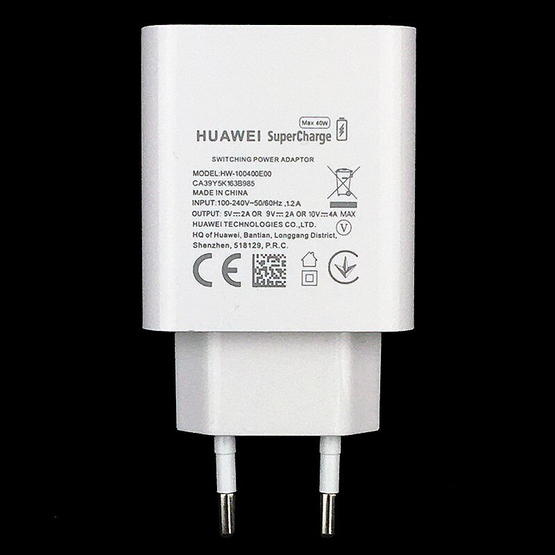 Huawei-cargador P40 PRO Original, 40W, 22,5 W, supercarga, Cable USB C, Huawei p30 pro, p40 lite, nova 5t, 6, 7i, mate 20x, xs, mate 30 pro