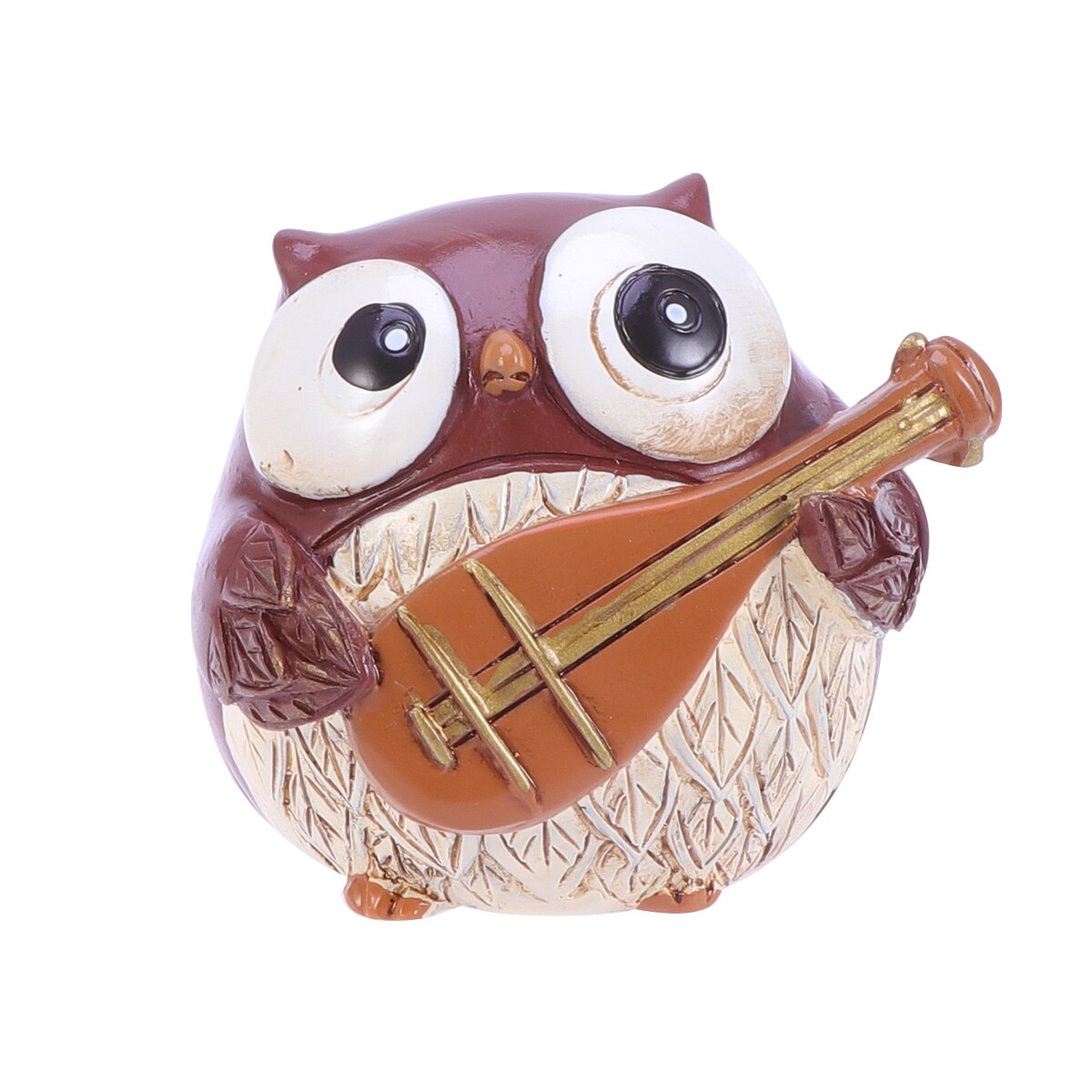 1Pc Hars Ambachten Uil Vorm Creatieve Decoratieve Unieke Cartoon Hars Ambachten Ornamenten Desktop Versiering Voor Thuis Bar Kantoor