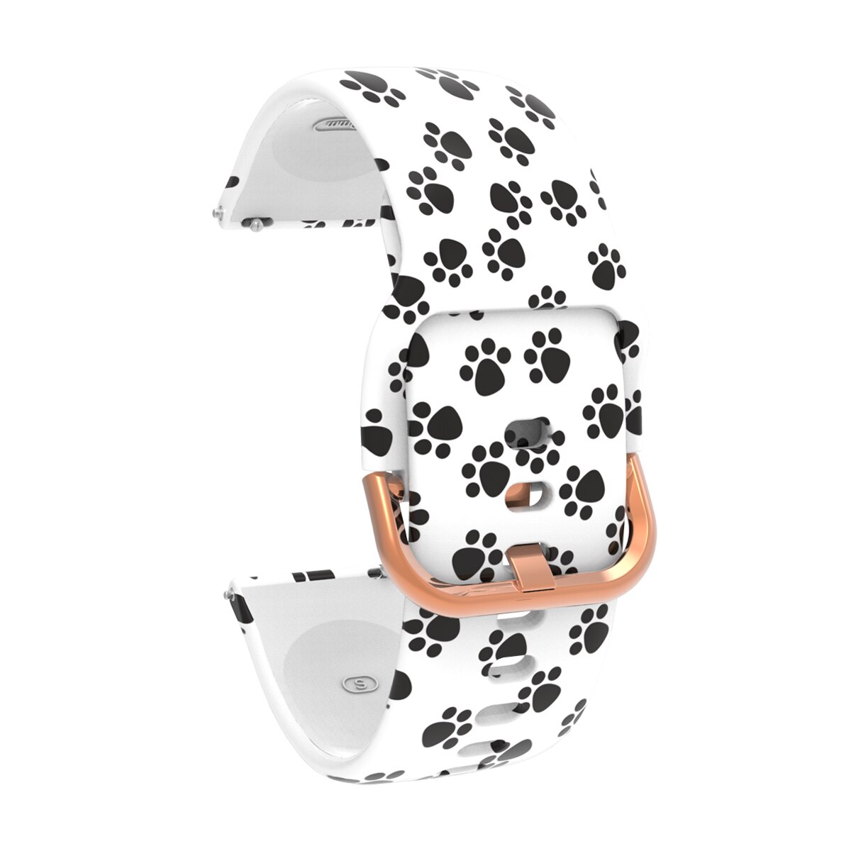 Correa de silicona para reloj Garmin Vivoactive 3, banda suave de camuflaje con impresión de 20mm, Active 5 / 645 245 165/ Venu Sq 2: S / Oliva flak