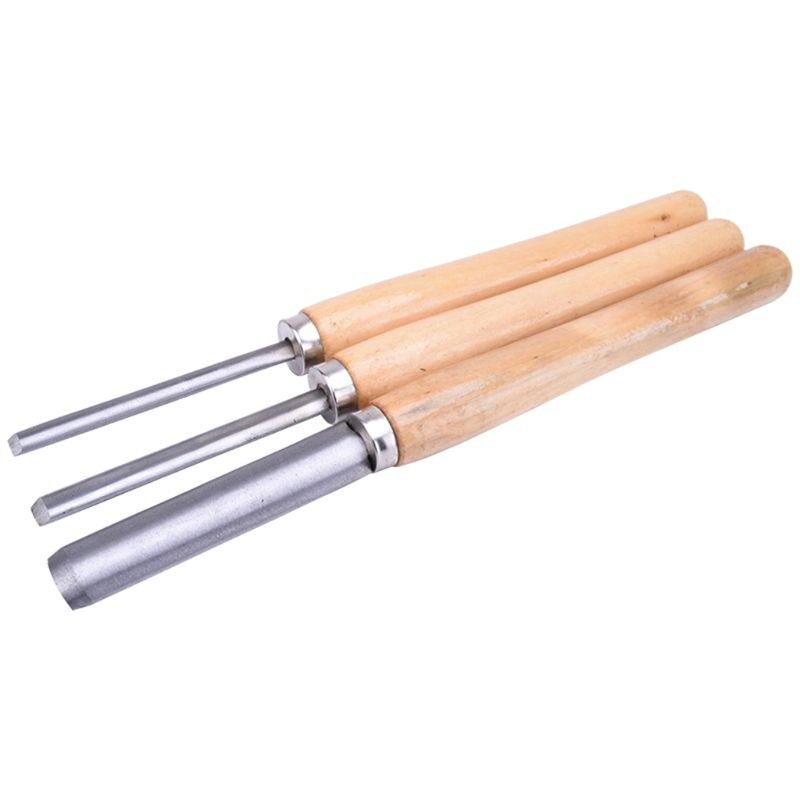8Pcs Houtsnijwerk Mes Draaibank Beitel Set Draaien Gereedschap Houtbewerking Guts Skew Afscheid Speer