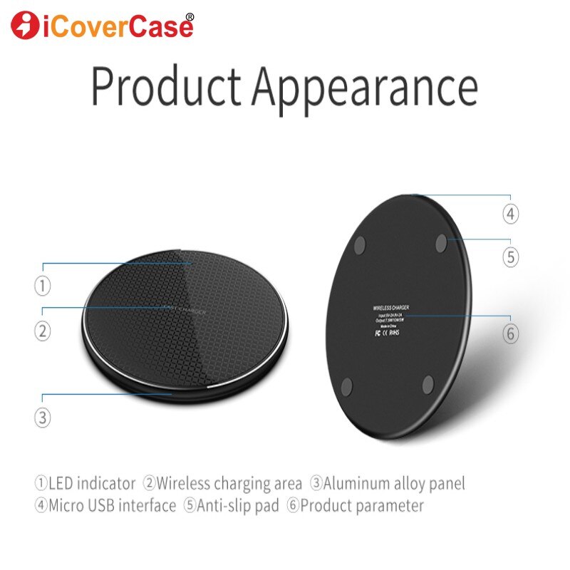 Qi Fast Charger For Blackview BV9500 plus BV9600 BV9700 BV9800 BV9900 BV6800 BV5800 pro Wireless Charging Pad Phone Accessory