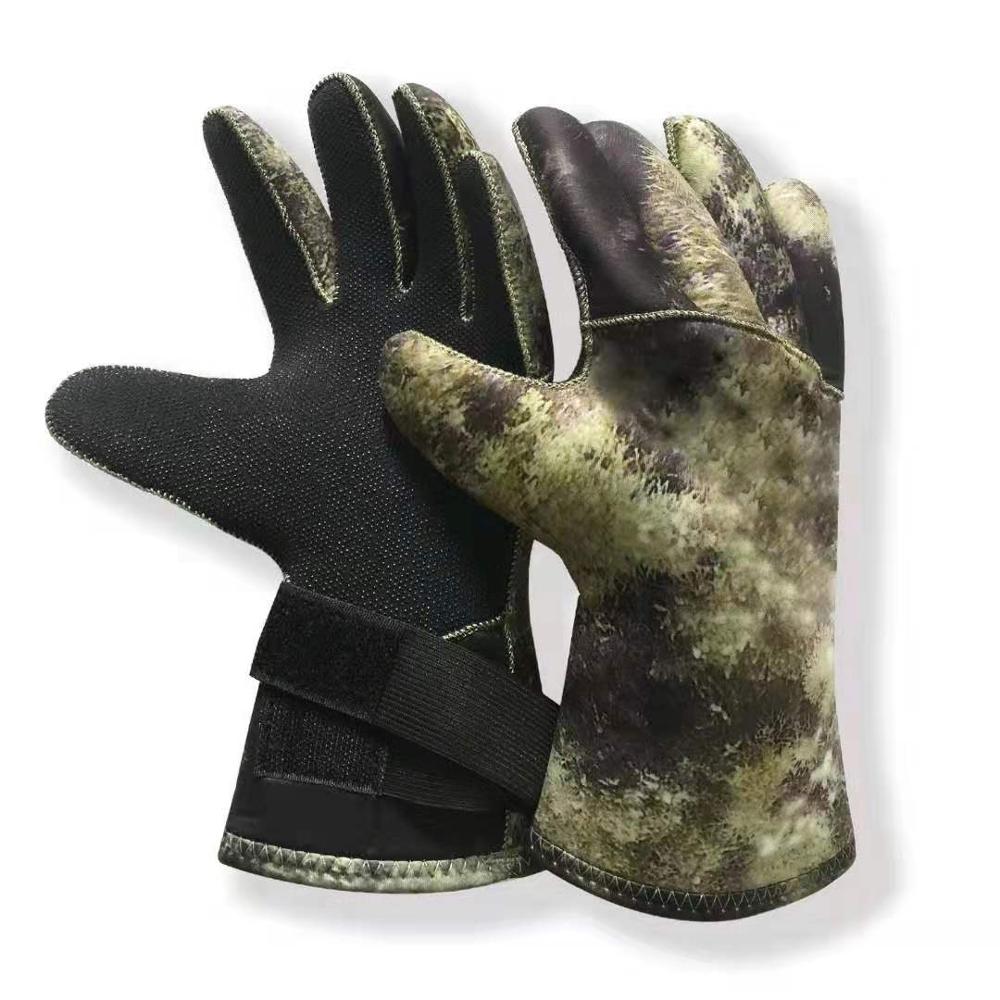 Myledi 3mm Neopreen Camouflage Duiken Handschoenen Onderwatervissers Zwemmen Duiken Handschoenen Volwassen Mannen vrouwen Winter Warm Houden Handschoenen