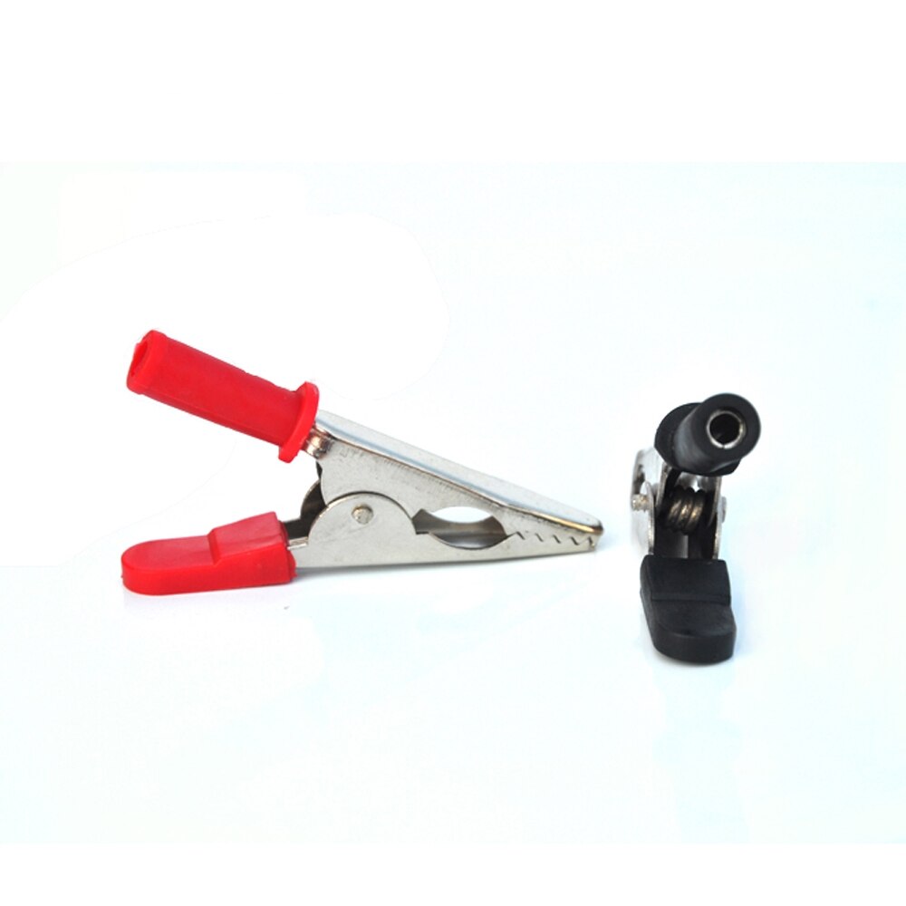 B-25 Black Electric Test Alligator Clips Power Probe Toggle Clamp Single Price Open Diameter 25MM
