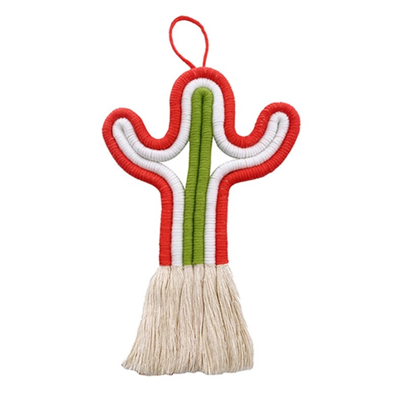 INS Handgemachte Kindergarten Decor Macrame Hängen Wand Dekor Kaktus Ornamente Kinder Bett Room Decor Baby Baby Foto Requisiten Home Decor: S9