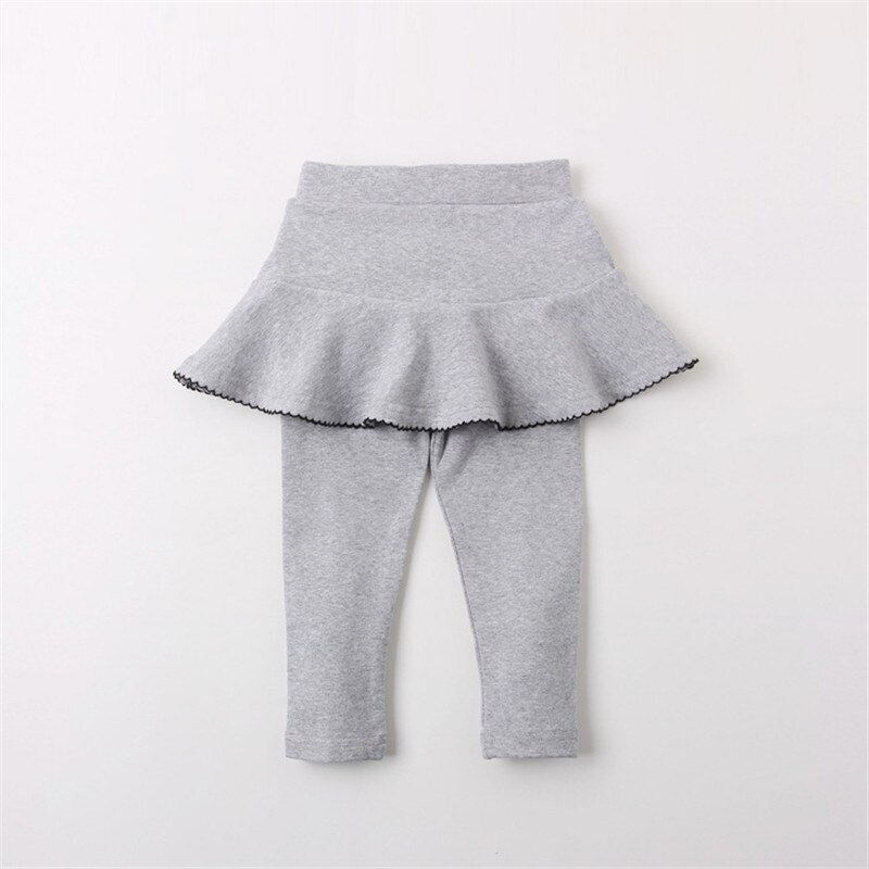 1-6T Peuter Kid Baby Meisje Kleding Lente Ruches Broek Rok Elegante Bandage Stretch Leggings Leuke Zoete Partij club Broek: 1 / 110