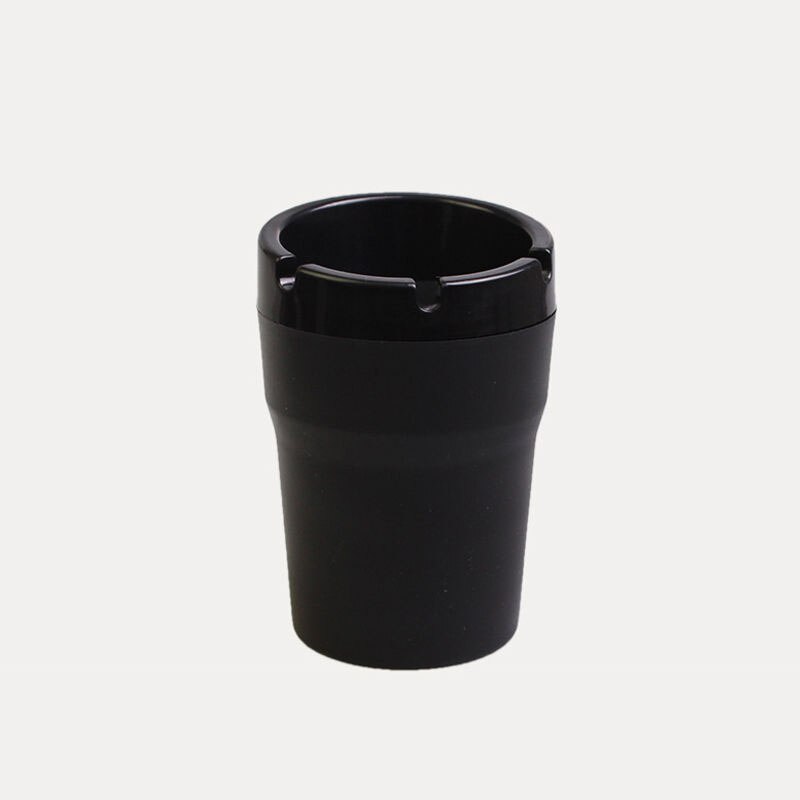 Svart bærbar bil interiør askebeger sylinder koppholder svart mann