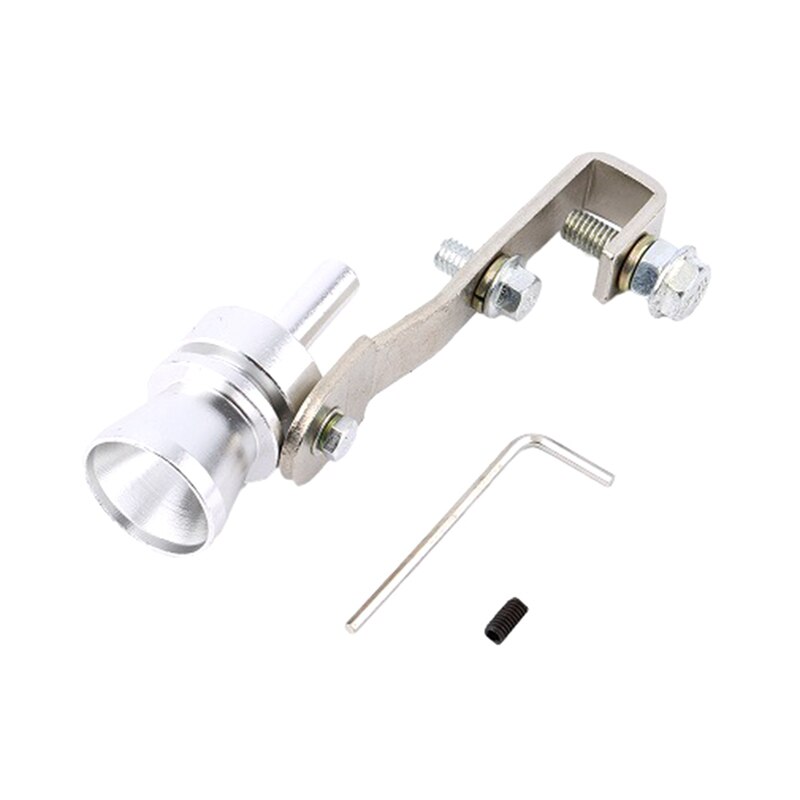 Car Modified Turbo Whistle Exhaust Pipe Sounder Imitator Tail Throat Nozzle Muffler Exhaust Pipe Muffler Auto Accessories S M L: SV-M