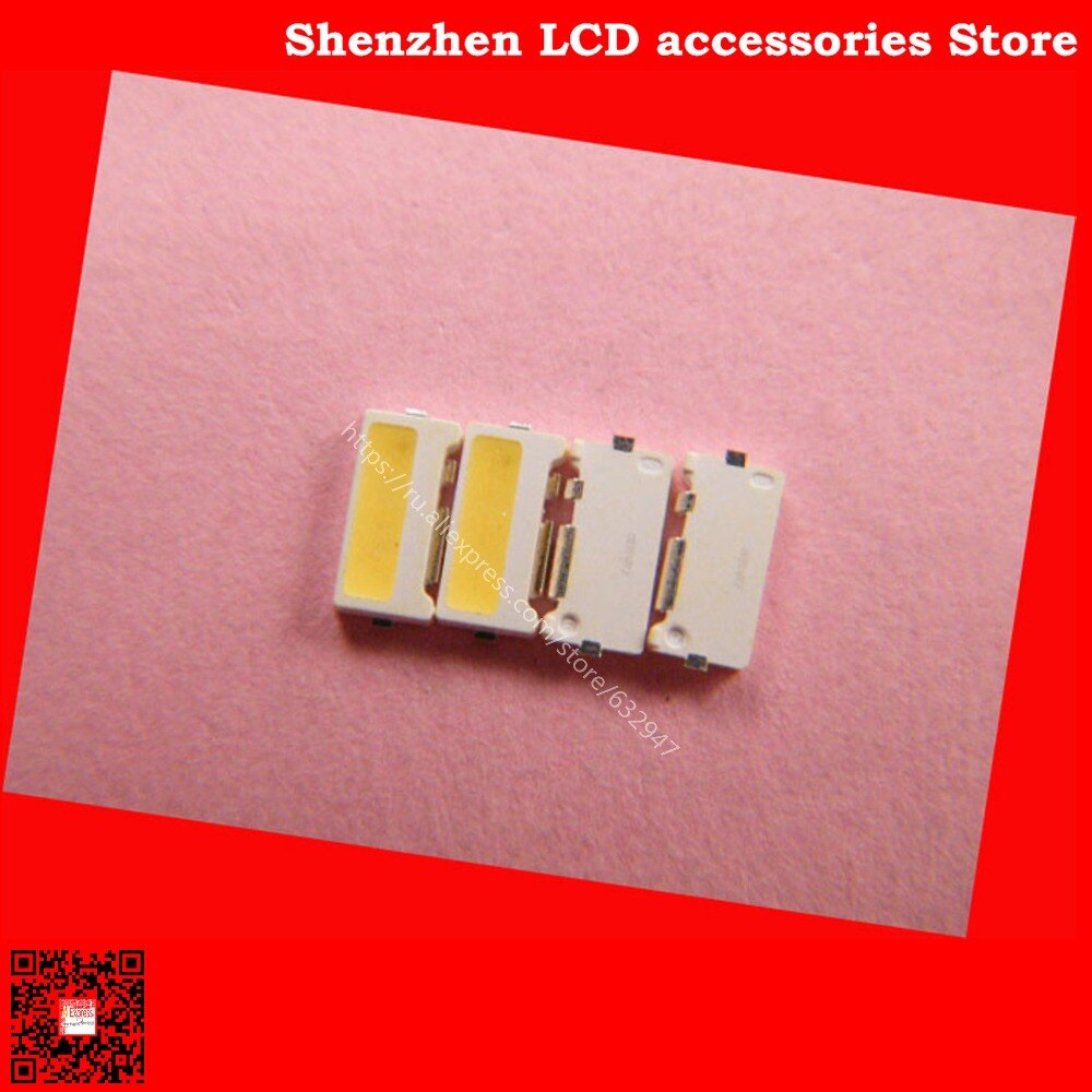 200 Pieces/lot FOR 3V repair Samsung ultra-thin LCD TV backlights led strip light source lamp 7032 lamp beads strip