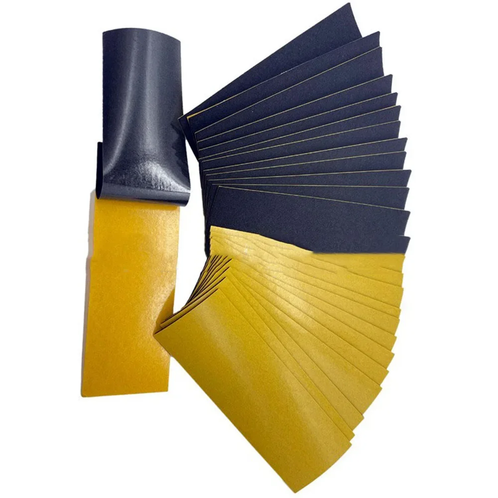 Toets Foam Grip Tapes Voor Vinger SkateBoard Antislip Houten Toets Dek Plakband Stickers Zwarte Mat 38mmX110mm