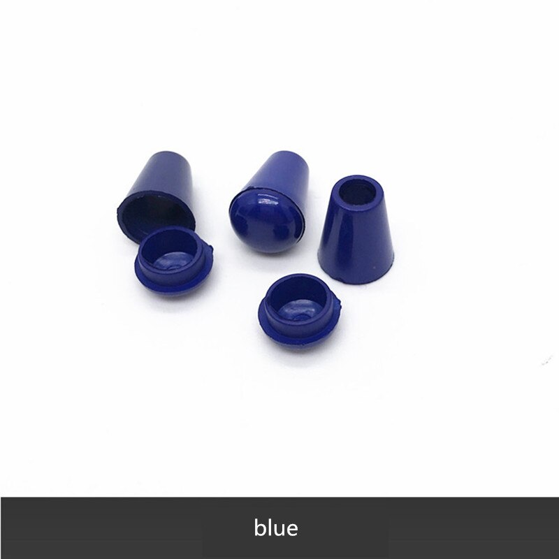 AIJJU-Cierre de campana con cierre de tapa, Clip de palanca de plástico colorido para bolsa de ropa Paracord, calzado deportivo, 100 Uds.: dark blue