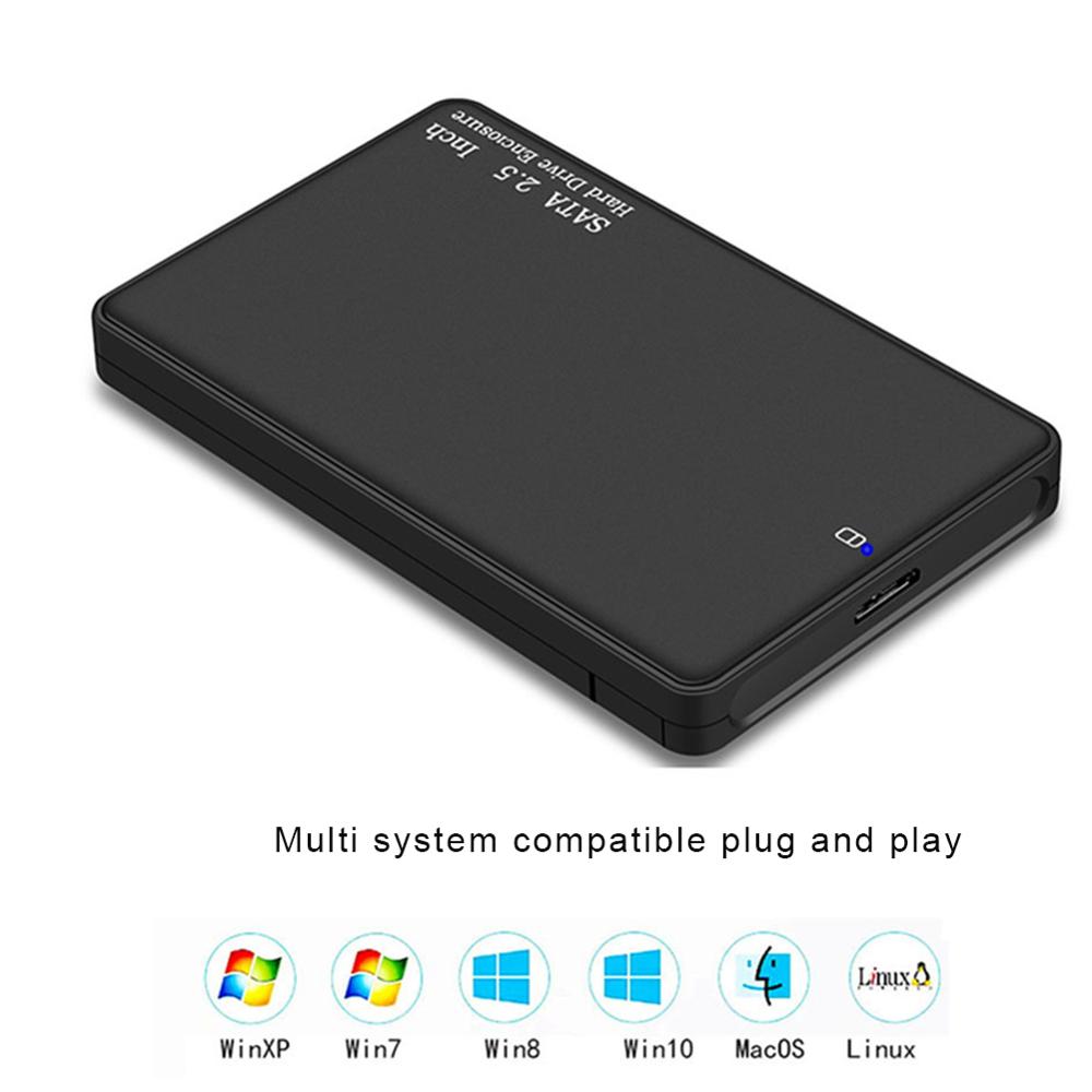 Vktech hdd caso 2.5 polegada sata para usb 3.0 adaptador gabinete de disco rígido para ssd caixa hdd caixa usb 2.0 hd hdd externo gabinete