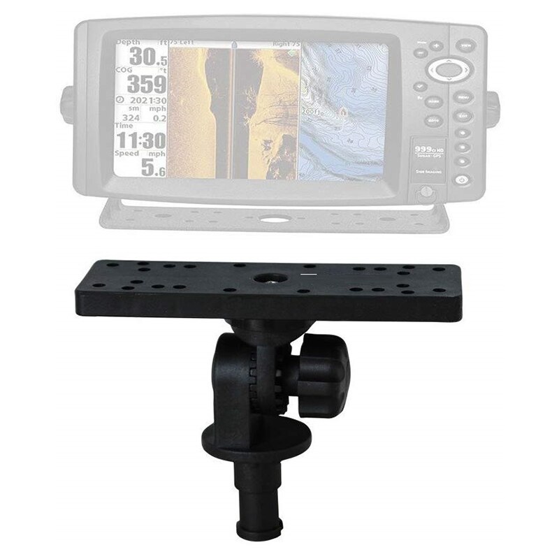 Elos-Universele Marine Elektronische Fishfinder Mount Fishfinder Gps Plaat Roterende Boot Supporter