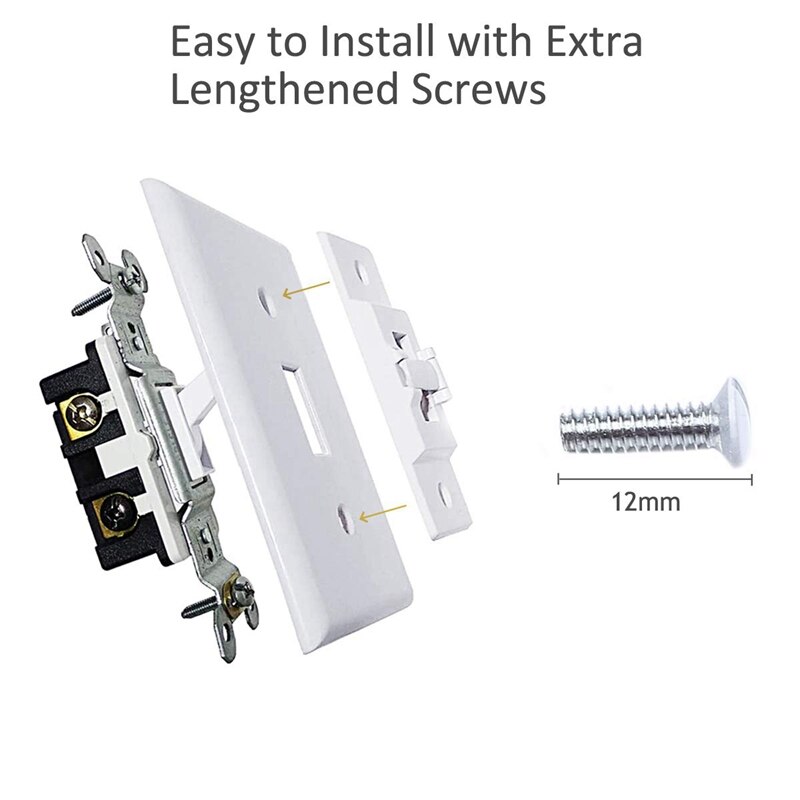 Light Switch Guard Plate, Wall Switch Guard Plate Cover, Protect Your Light or Circuit From Being Accily Turn 4Pcs