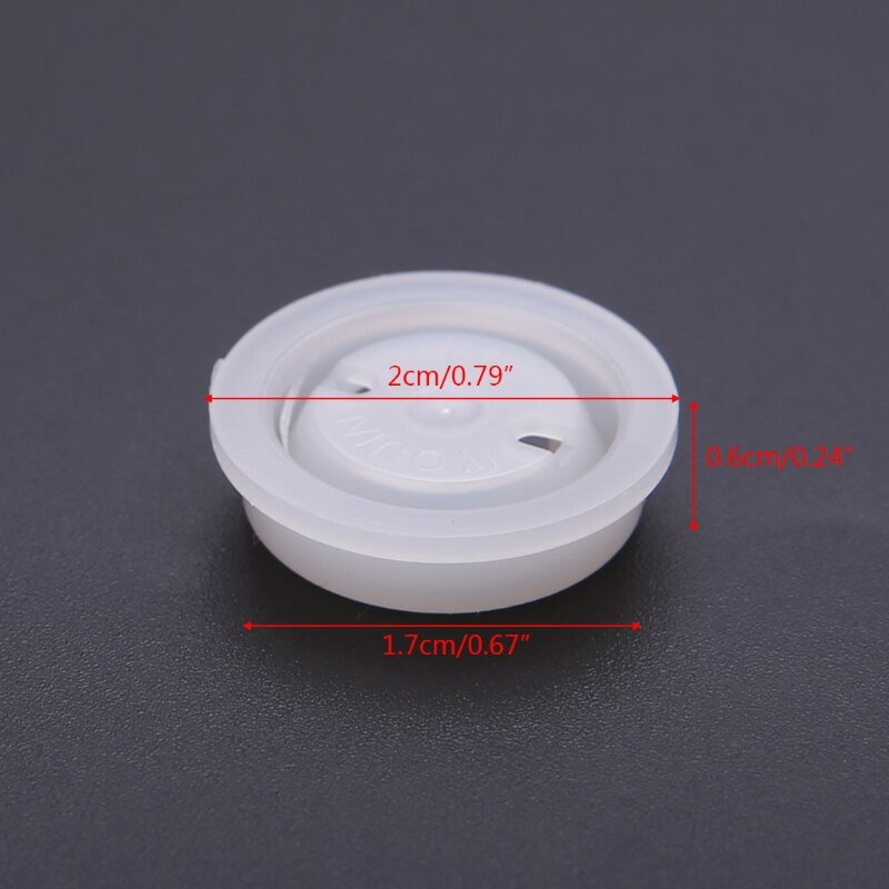10pcs One-way Degassing PE Valve With Filter Exhaust Ventilation Vent Coffee Bag