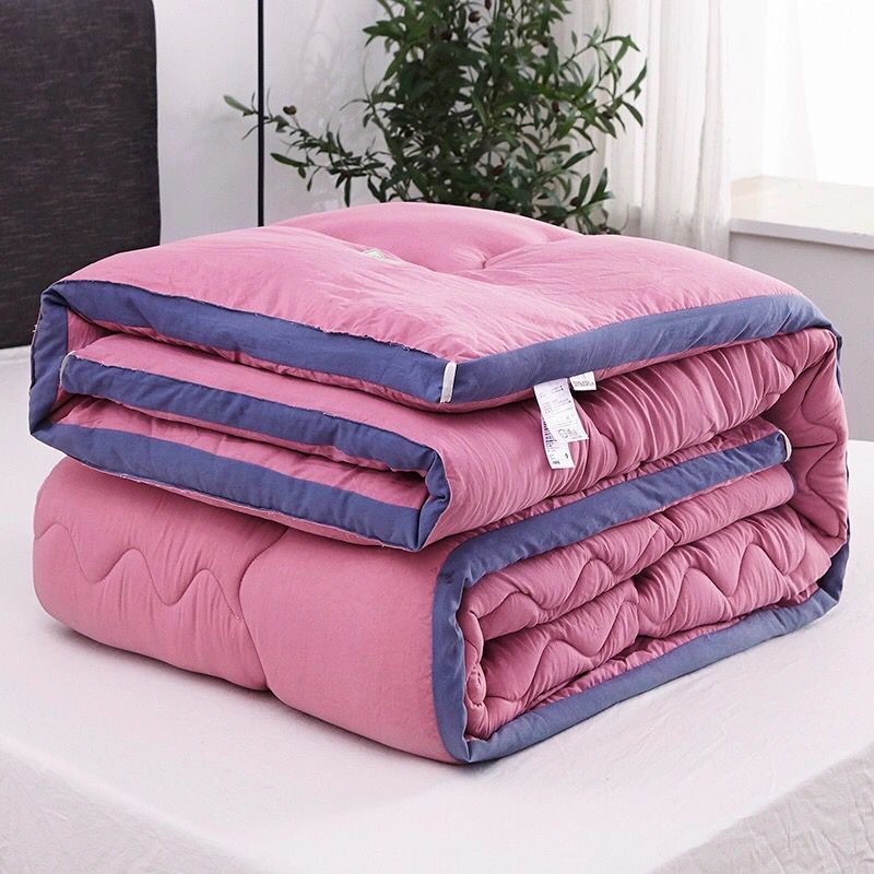 Effen Kleur Sprei Zachte Zomer Dekbed Quilts Wasbaar Bed Quilt Airconditioning Quilt Dekbed Volwassenen Zomer Quilt: D