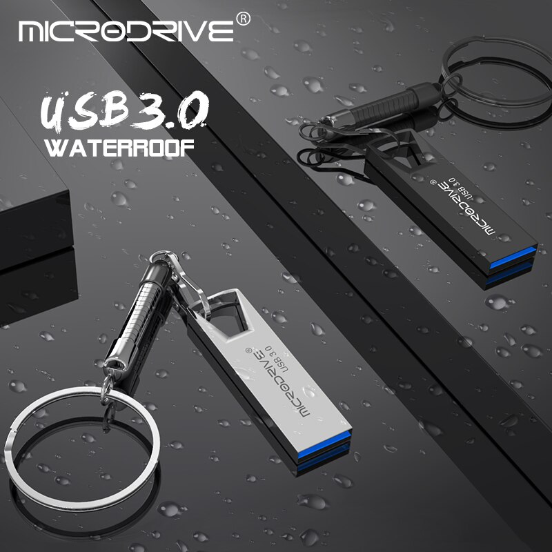 Clé USB 3.0 métallique à capacité réelle, support à mémoire de 4GB 8GB 16GB 64GB 32GB 128GB, lecteur Flash métallique haute vitesse, nouveauté