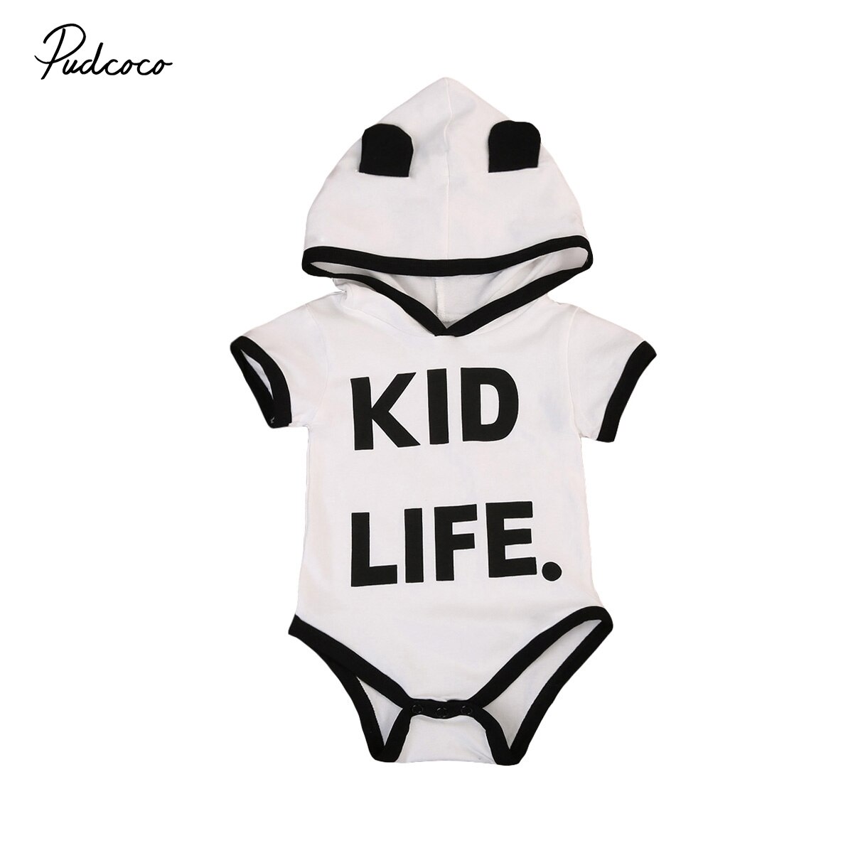 Pasgeboren Kid Leven Baby Jongen Meisje Kleding Zomer Hoodies Jumpsuit Romper Outfits 0-24 M