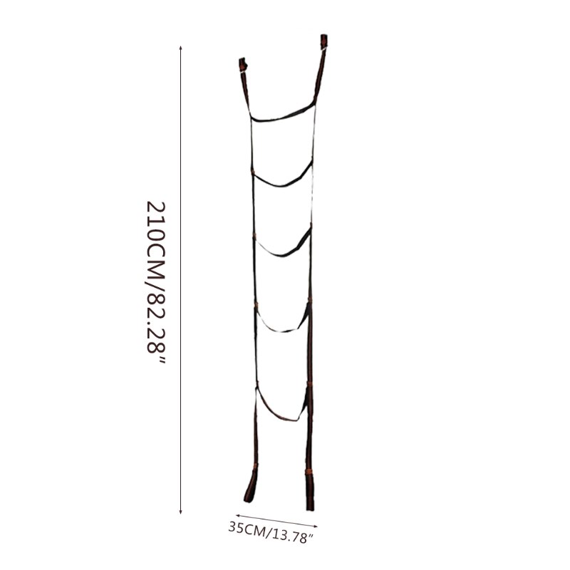 Mountain Deck Rope Ladder Rock Climbing Sling Rope Ladder Outdoor Must-have at Home Prevent Trouble Before Happens