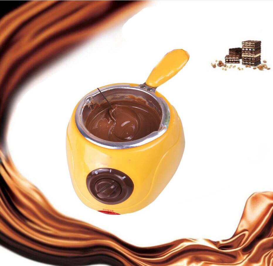 220v elektrisk godteri sjokolade smeltedigel sjokoladefontene diy kjøkkenverktøy