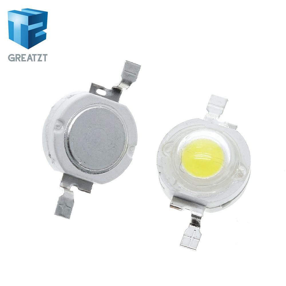 10 Stks/partij Led 1W 100-120LM Led Lamp Ic Smd Lamp Daglicht Wit/Warm Wit High Power 1W Led Lamp Kraal