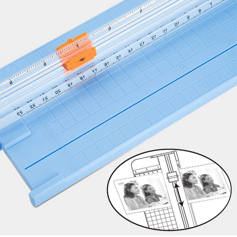 A3A4 Paper Cutter Precision Sliding Paper Cutter Photo Card Craft Cutting Pad Ruler Guillotine DJA88