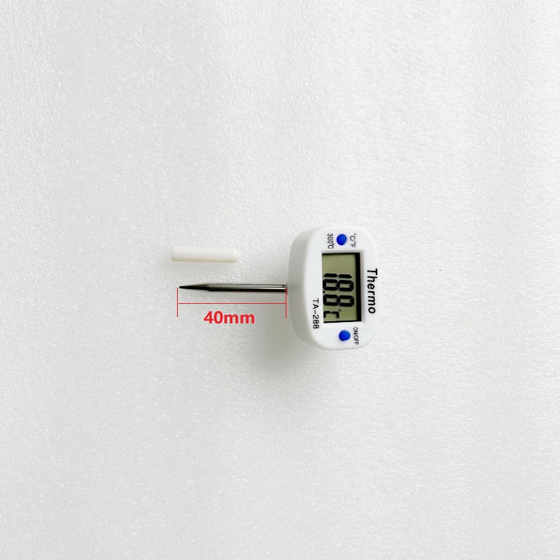 Küche Destillation Thermometer BBQ Lebensmittel Kochen Thermometer Digitale Thermometer Für Schokolade Ofen Milch Kaffee Küche Werkzeug: Black