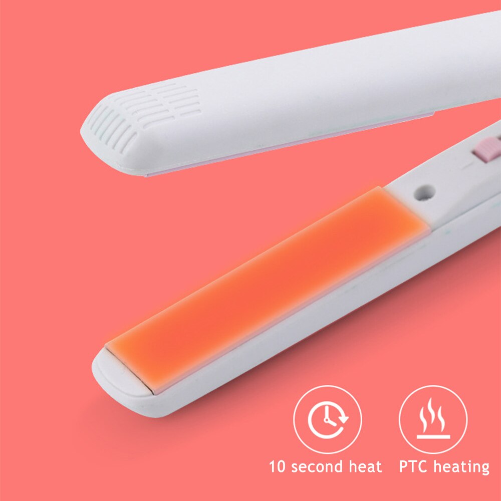 110-220V Mini Portable Ceramic Flat Iron Hair Straightener Irons Hairstyling Styling Tools
