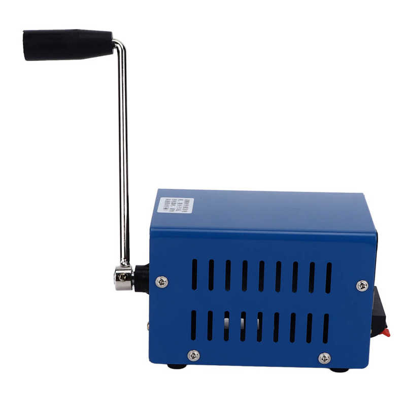 Generador de manivela para exteriores, dinamotor de emergencia para exteriores, carga de ordenador, teléfono USB, 3V/5V/6V/9V/12V/15V