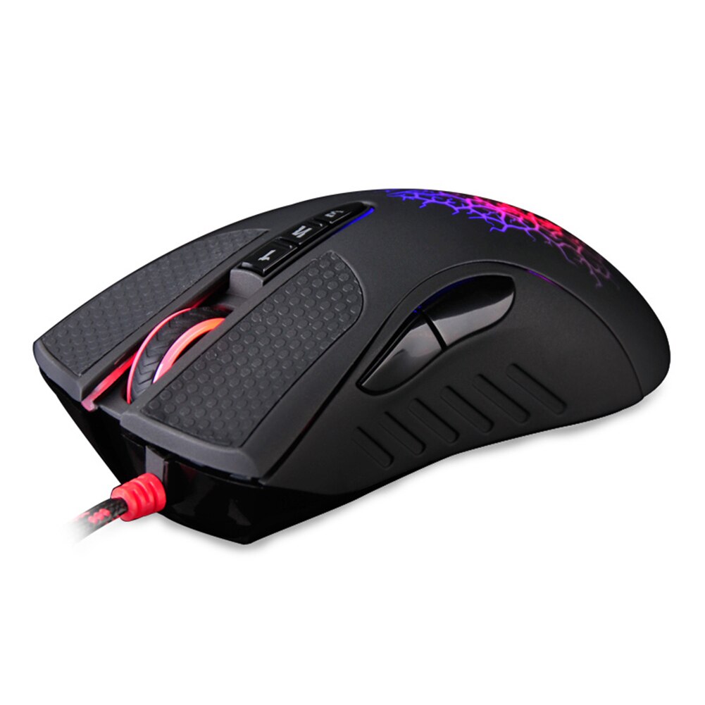 Voor Bloody A90 Usb Bedrade Gaming Muis 4000Dpi 8 Knoppen Sensor Optische Kleurrijke Glare Gamer Muizen Voor Pc Laptop mechanische Muis